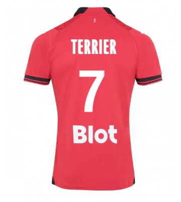 Stade Rennais Martin Terrier #7 Primera Equipación 2023-24 Manga Corta